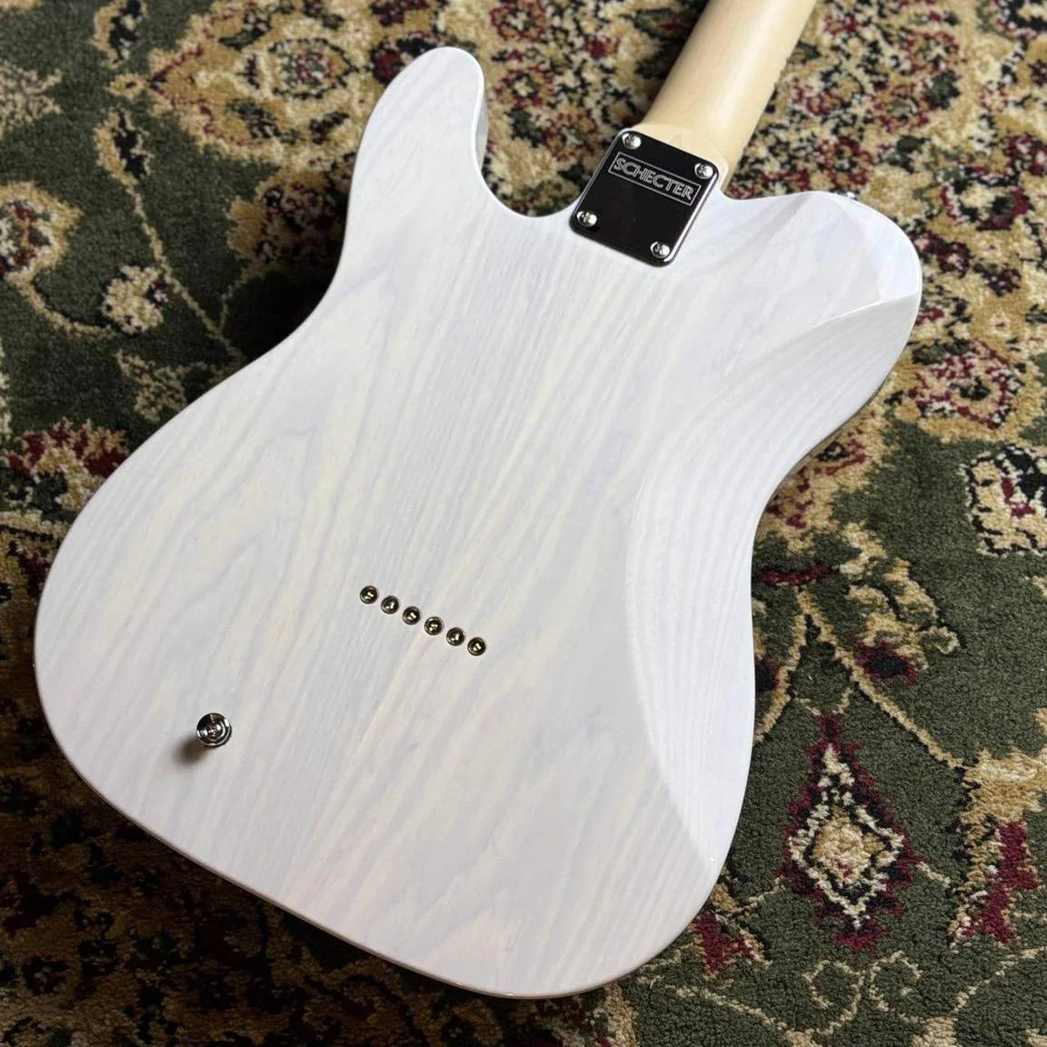 Schecter AC-TK-TE-WH/SIG · White · Actual instrument detail