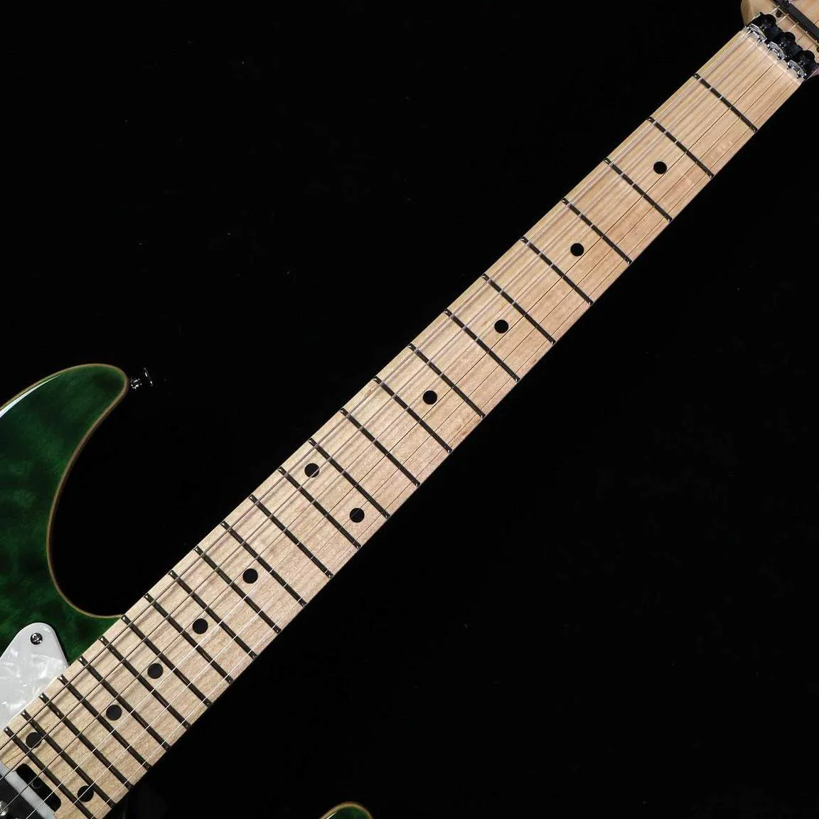 Schecter SD-2-24-AL/M · Green · Actual instrument detail