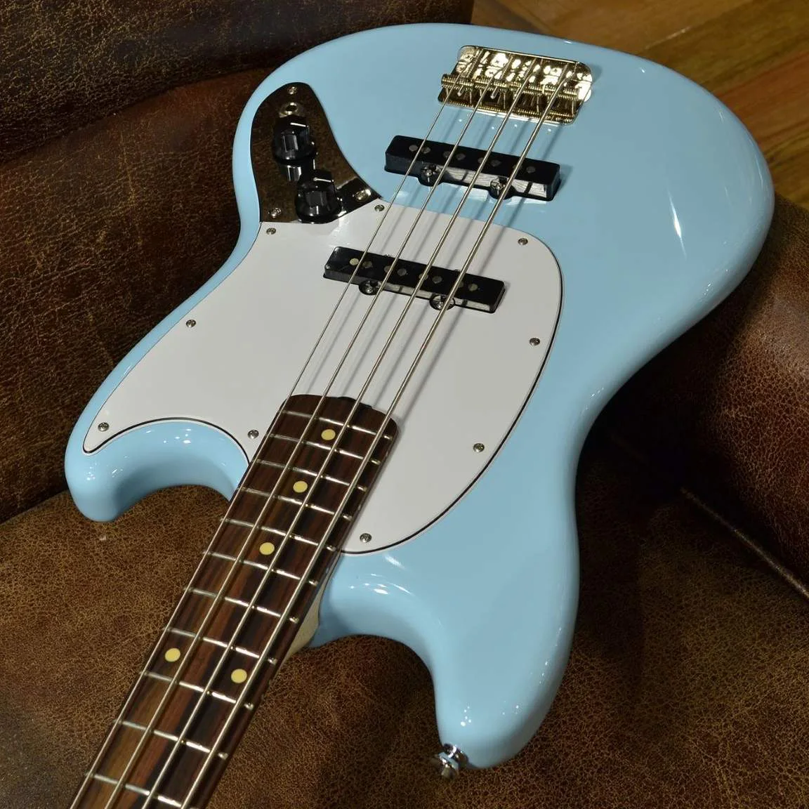 Schecter L-MSB-JB-AL/R · Blue · 实物细节照片