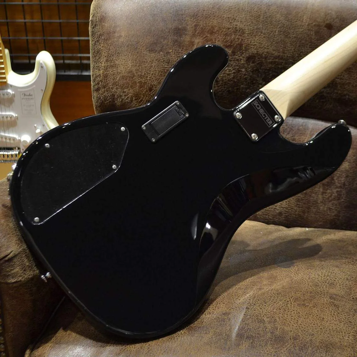 Schecter L-SGRY-AS/M · Black · Actual instrument detail 2