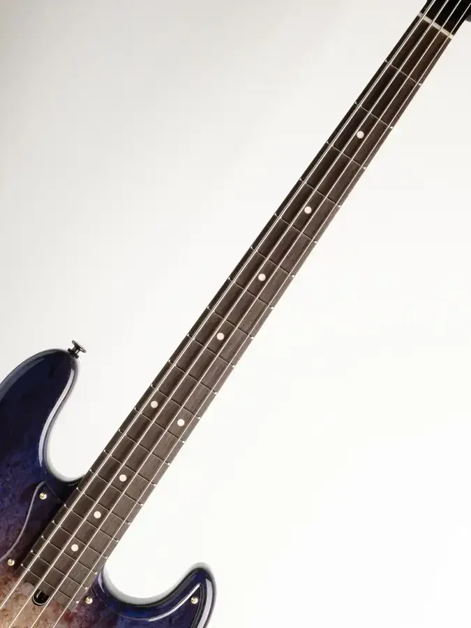 Momose MJ1-CTM Camphor Burl · BLU-B · 实物正面细节