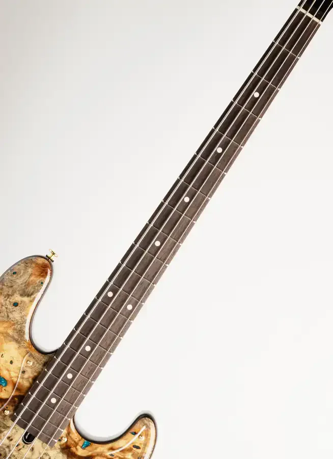 Momose MJ1-CTM Buckeye Burl · Natural · Actual front detail