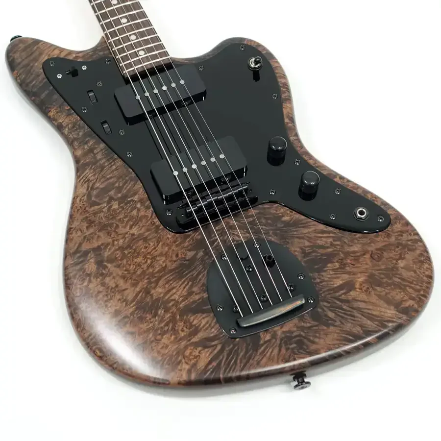 Momose MJS1-BM Burl Maple · Burl Maple Natural Burst · Actual front detail