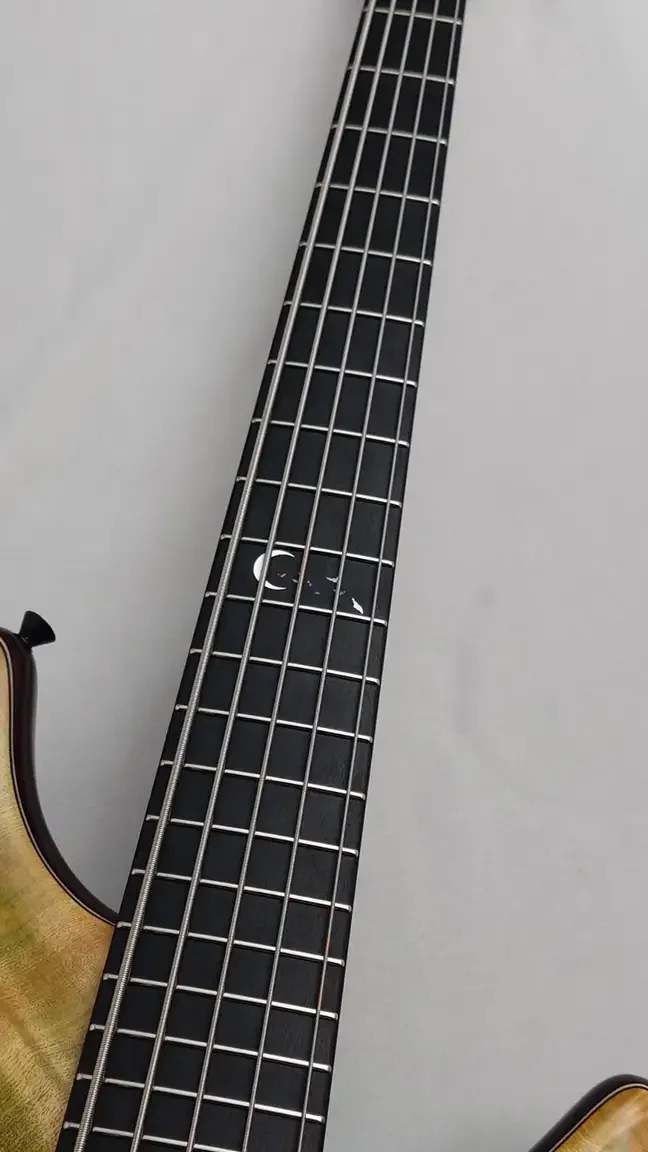 Sugi NB5E 432 2HH Fullmoon Maple/F-MAHO · Deep Forest Green · Instrument photo 5