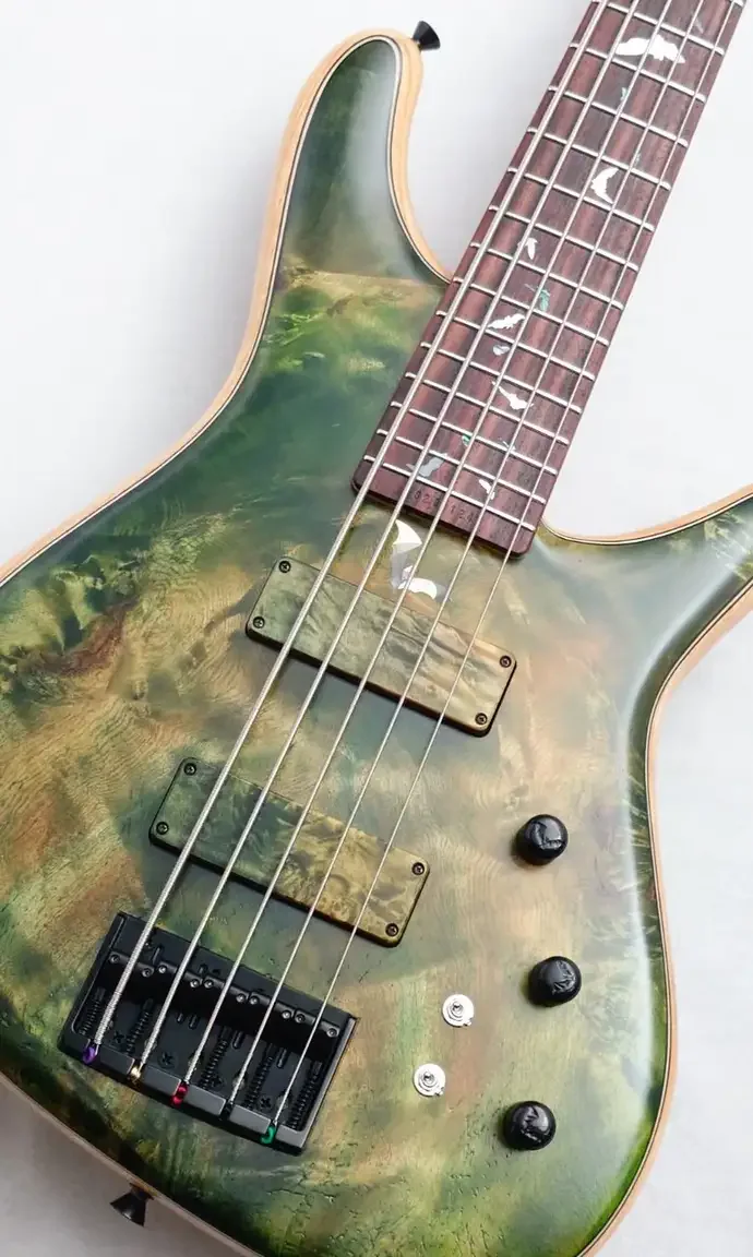 Sugi NB5IR 432 Fullmoon maple/ASH2P HH · Deep Forest Green · 实物照片 2