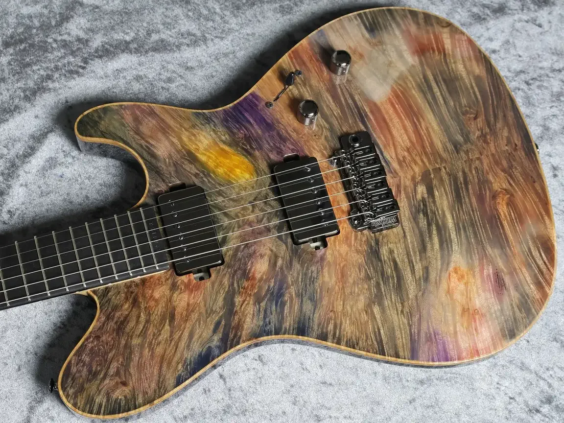 Sugi Custom Order DS496E BM-PRM/HM/F-Maho Custom Inlay · Nebula · Instrument photo 5