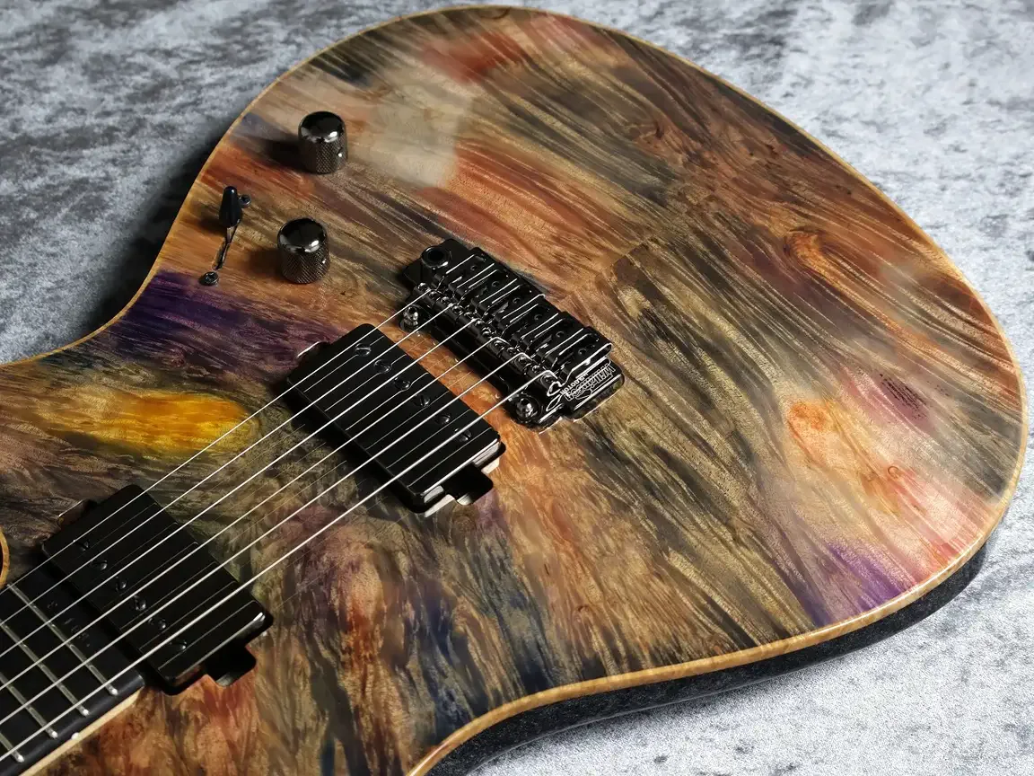 Sugi Custom Order DS496E BM-PRM/HM/F-Maho Custom Inlay · Nebula · Instrument photo 6