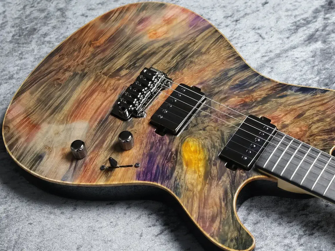 Sugi Custom Order DS496E BM-PRM/HM/F-Maho Custom Inlay · Nebula · Instrument photo 7