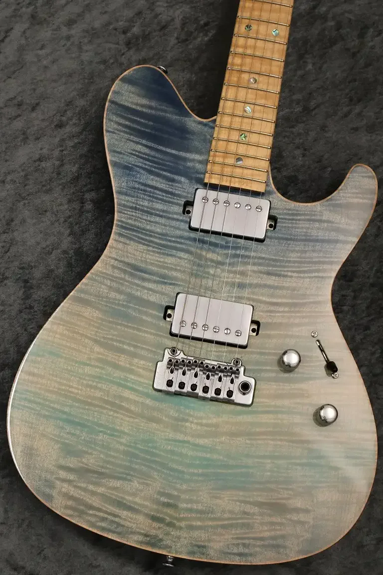 Sugi Custom Order DS496FM EX Grade Exotic Maple/HM/Ash · Sandy Beach Blue · 实物照片 2