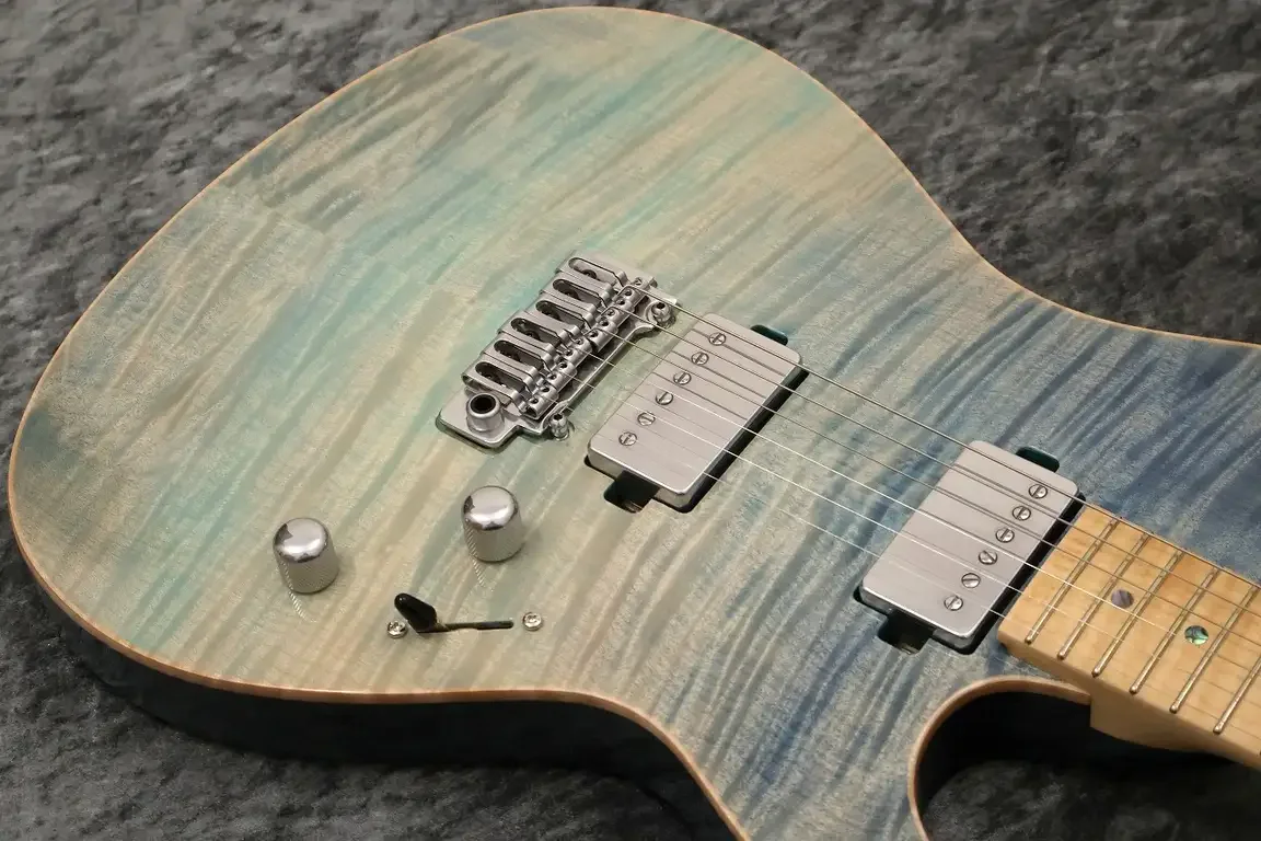 Sugi Custom Order DS496FM EX Grade Exotic Maple/HM/Ash · Sandy Beach Blue · 实物照片 7