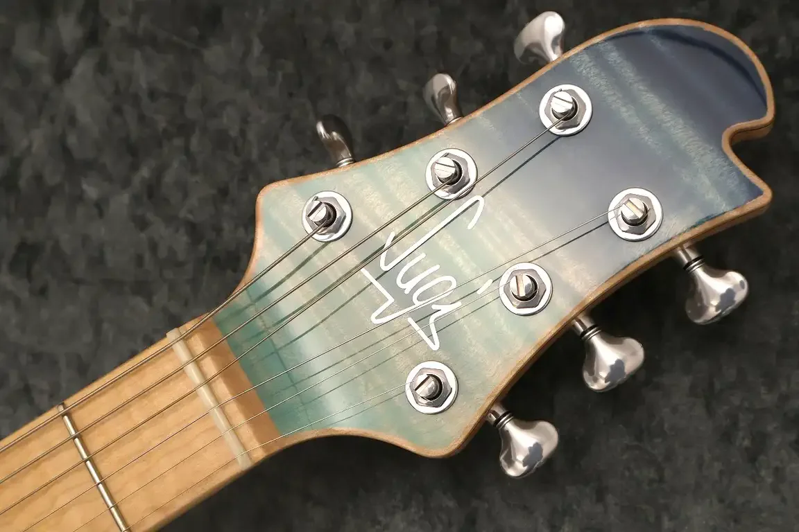 Sugi Custom Order DS496FM EX Grade Exotic Maple/HM/Ash · Sandy Beach Blue · 实物照片 8