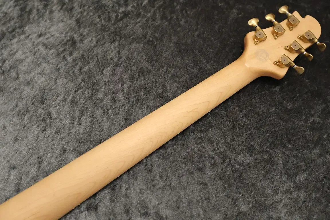 Sugi Custom Order DS496E 6A Quilt Maple/HM/F-Maho · Dark See Through Blue · Instrument photo 10