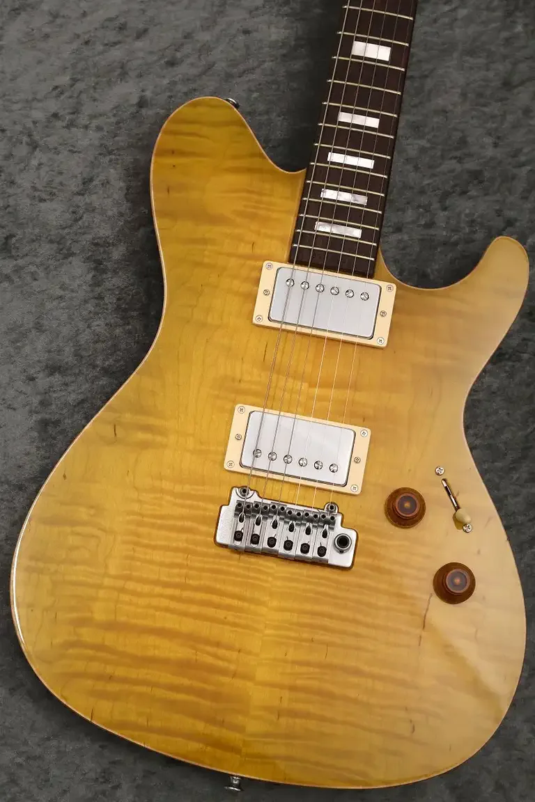 Sugi Custom Order Set Neck DS496SIR ECM F.Maho · Lemon Burst · 实物照片 2
