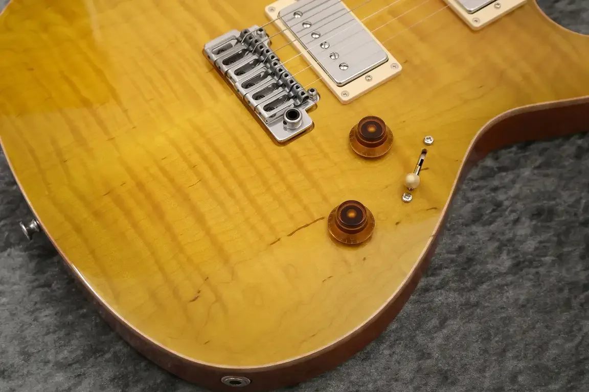 Sugi Custom Order Set Neck DS496SIR ECM F.Maho · Lemon Burst · 实物照片 3