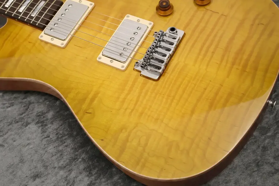 Sugi Custom Order Set Neck DS496SIR ECM F.Maho · Lemon Burst · 实物照片 4