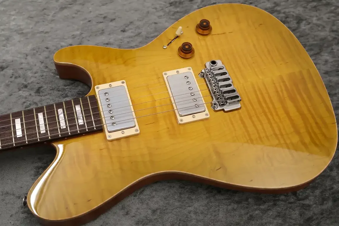 Sugi Custom Order Set Neck DS496SIR ECM F.Maho · Lemon Burst · 实物照片 5