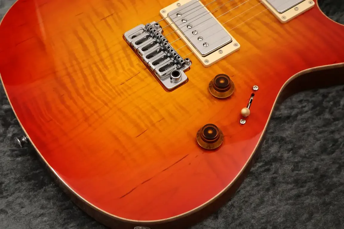 Sugi Custom Order Set Neck DS496SIR ECM F.Maho · Cherry Sunburst · Instrument photo 3