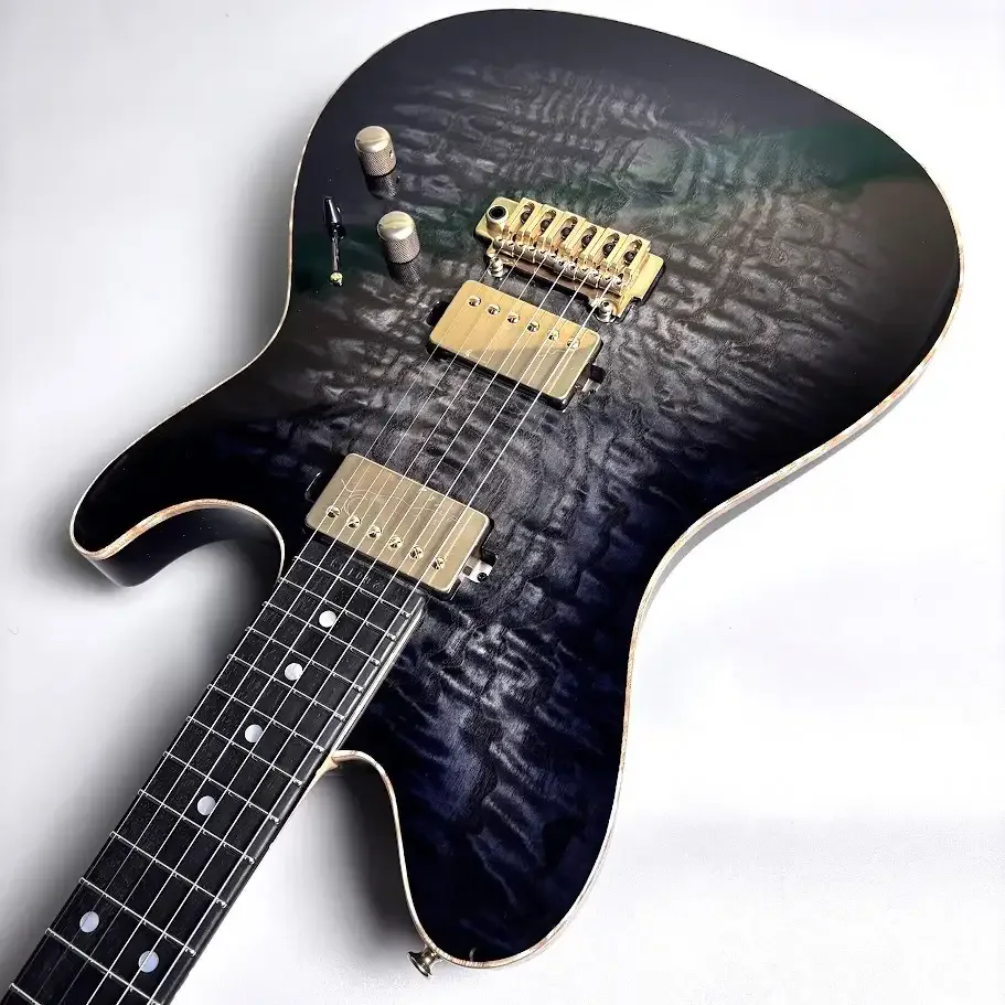 Sugi DS496E Japanese Ash/HM/ALD2P · Seethroublackburst · Instrument photo 4