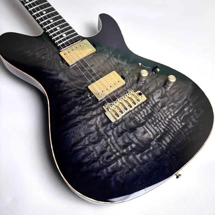 Sugi DS496E Japanese Ash/HM/ALD2P · Seethroublackburst · Instrument photo 5