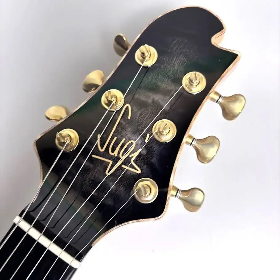 Sugi DS496E Japanese Ash/HM/ALD2P · Seethroublackburst · Instrument photo 9