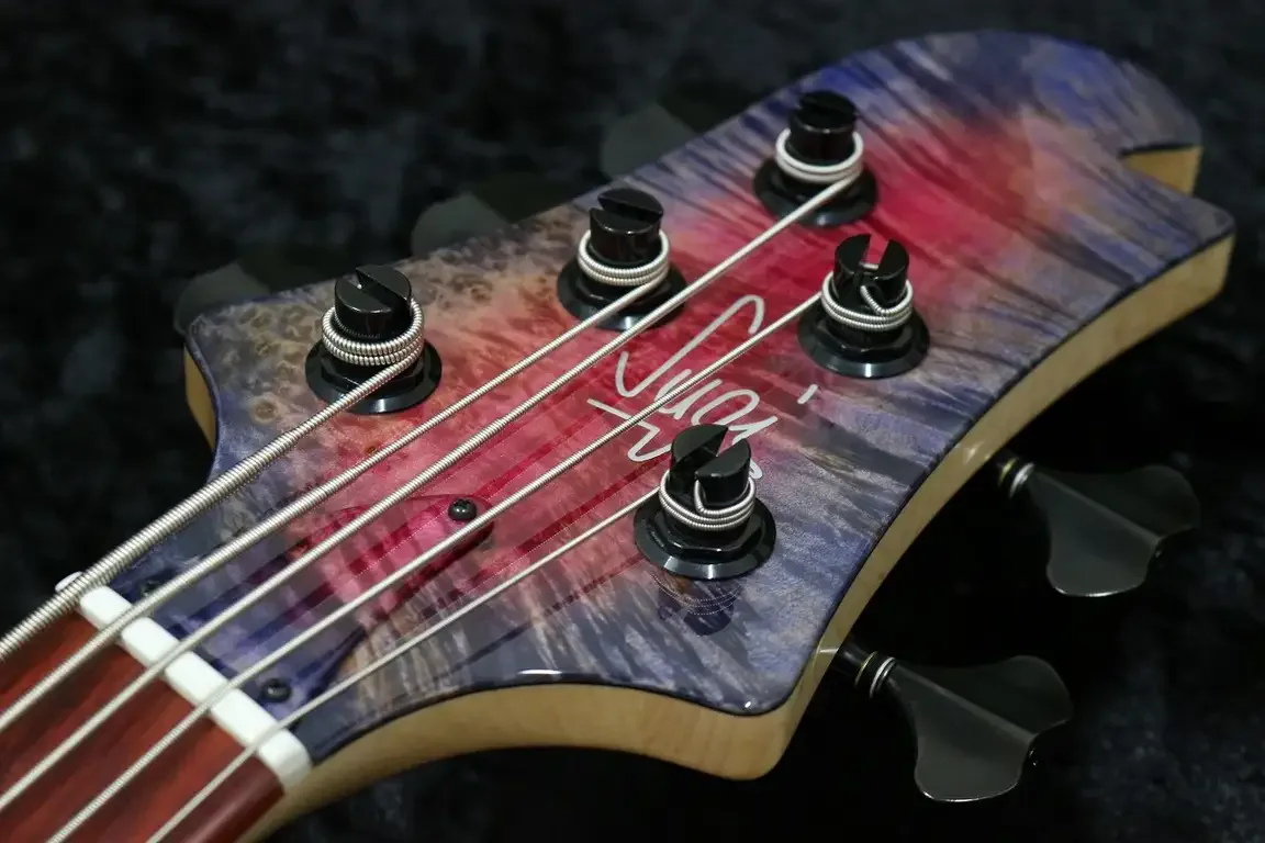 Sugi Custom Order NB5C A 432 Premium Burl Maple/Alder · Tyrian Purple · Instrument photo 10