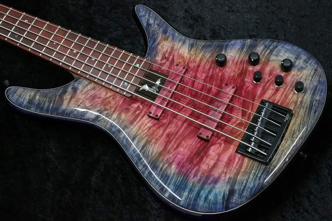 Sugi Custom Order NB5C A 432 Premium Burl Maple/Alder · Tyrian Purple · Instrument photo 4