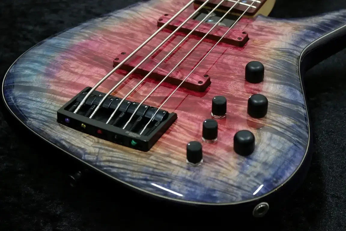 Sugi Custom Order NB5C A 432 Premium Burl Maple/Alder · Tyrian Purple · Instrument photo 5