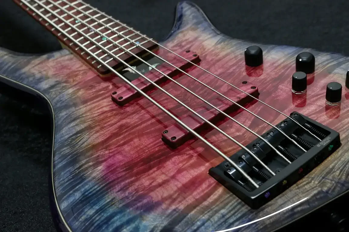 Sugi Custom Order NB5C A 432 Premium Burl Maple/Alder · Tyrian Purple · Instrument photo 6