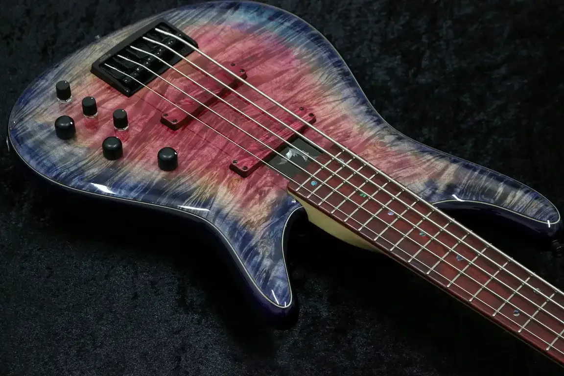 Sugi Custom Order NB5C A 432 Premium Burl Maple/Alder · Tyrian Purple · Instrument photo 7