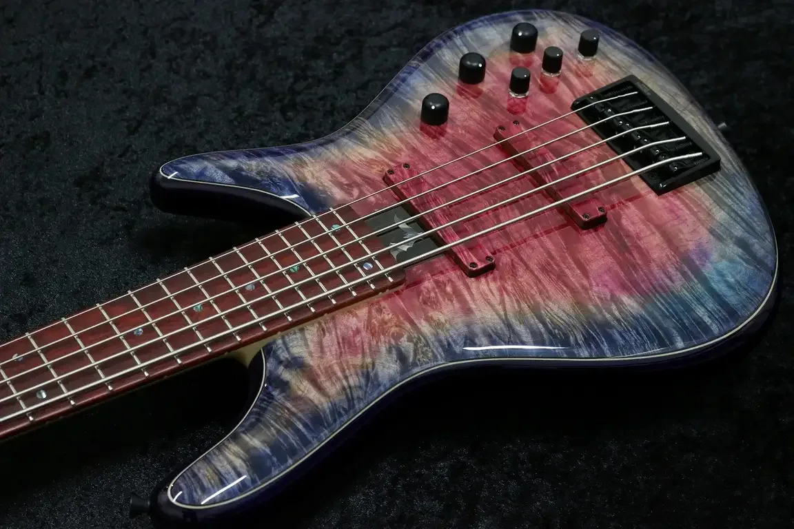 Sugi Custom Order NB5C A 432 Premium Burl Maple/Alder · Tyrian Purple · Instrument photo 8