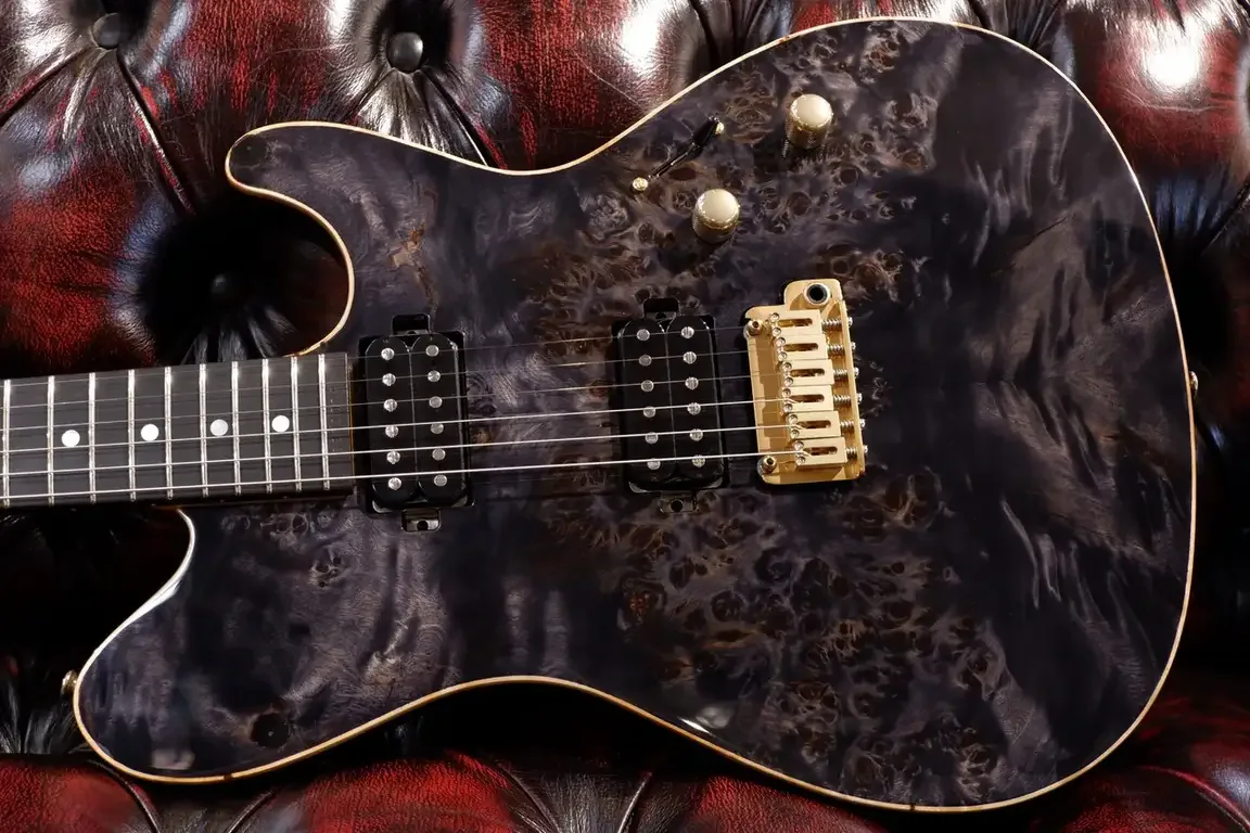 Sugi DS496E POP/HM/F-MAHO · Blue See-through Black · Instrument photo 3