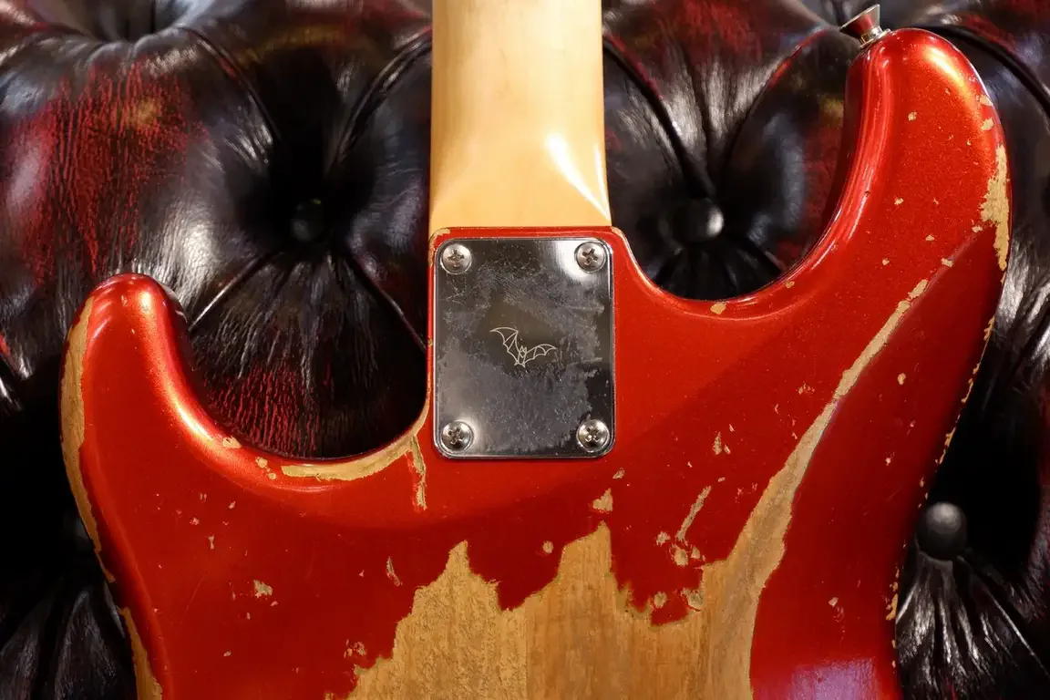 Sugi Limited SGZ R SSS ALD/HM · Candy Apple Red Heavy Aged · Instrument photo 11