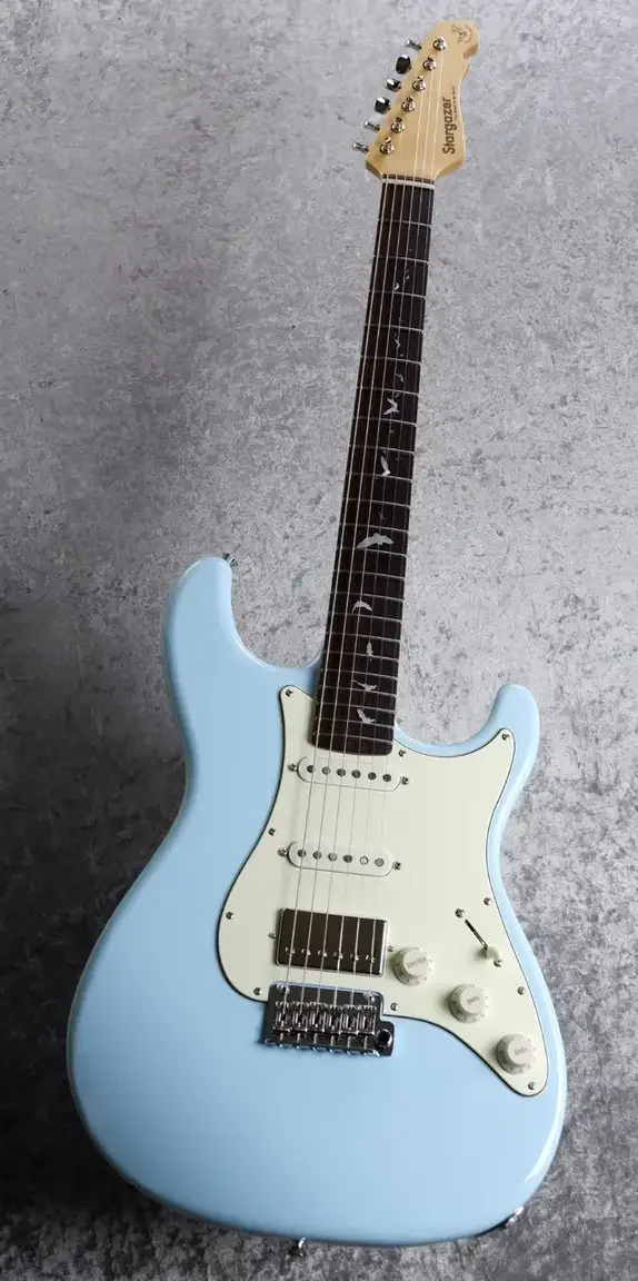 Sugi SGZ R SSH ALD/HM Bat Inlay · Sonic Blue
